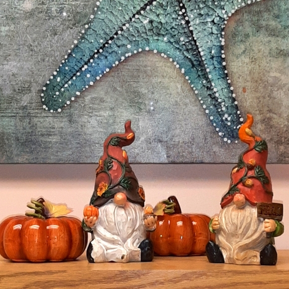 Set of 2 Fall Gnomes NWT - Picture 3 of 8